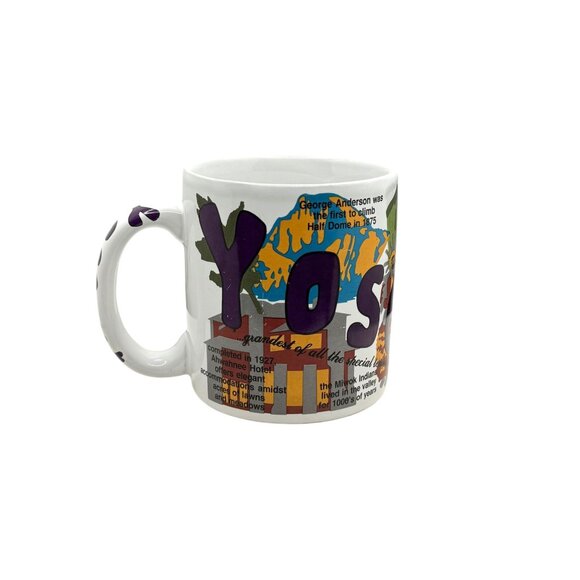 Yosemite National Park Souvenir Mug With Colorful Graphics & Facts - Picture 6 of 8